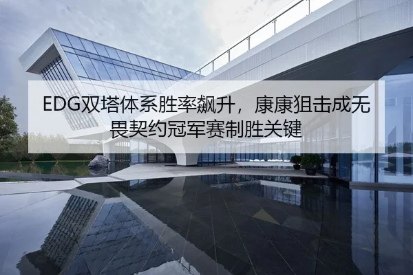 EDG双塔体系胜率飙升，康康狙击成无畏契约冠军赛制胜关键